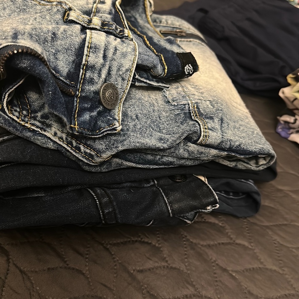Jeans all different brands